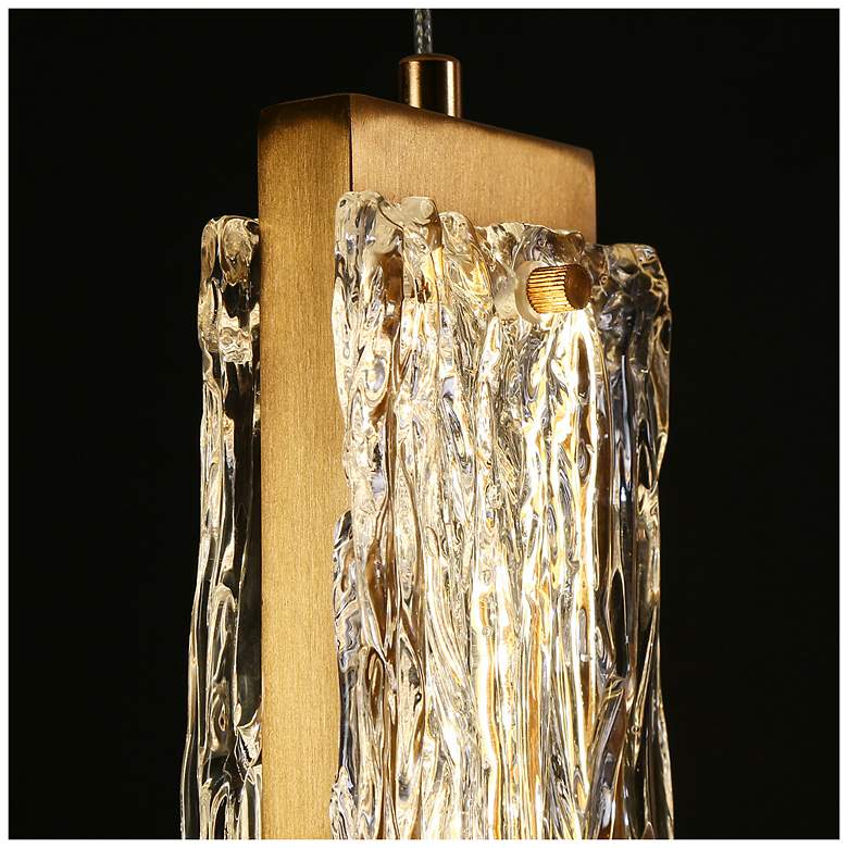 Image 5 Latreia 5-Light LED Glass Island Pendant Light more views