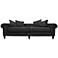 Latrice Pewter Velvet 103" Wide Hand-Crafted Sofa
