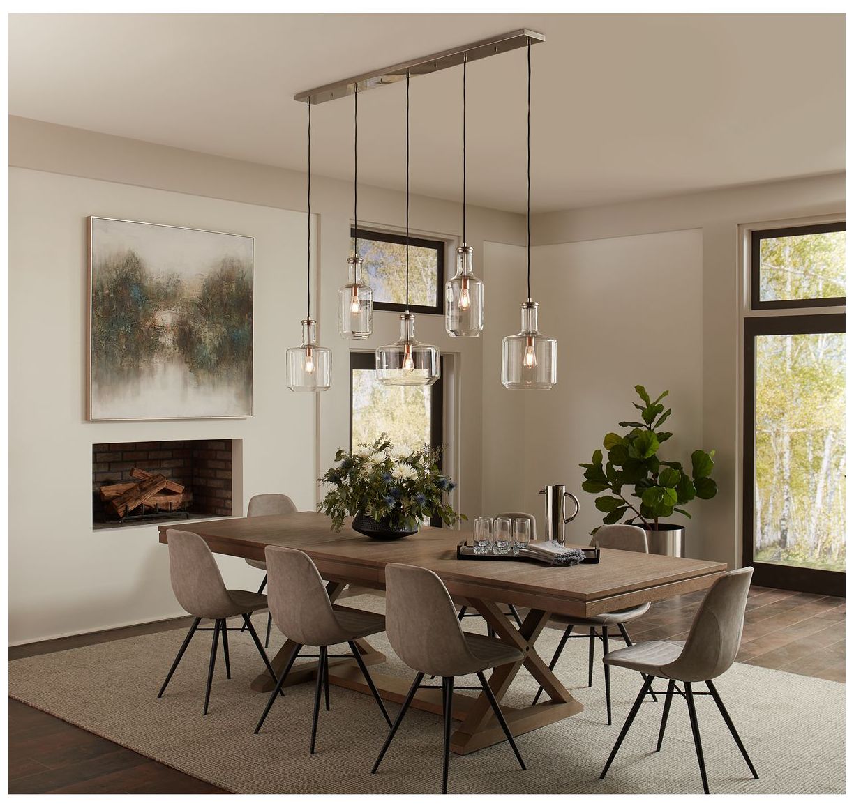 Image 2 Latrobe Collection One-Light Clear Glass Pendant Light P500229 more views