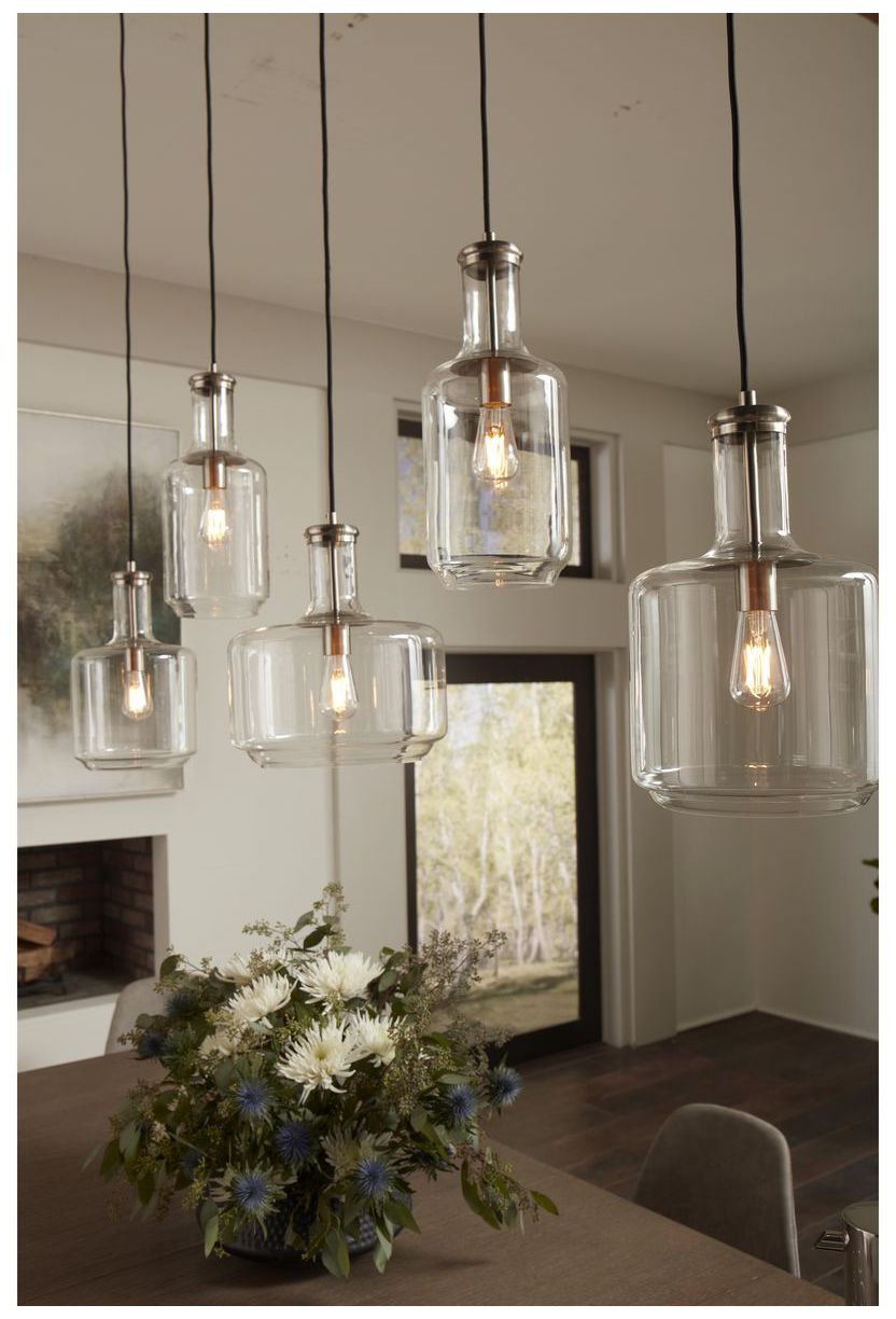 Latrobe Collection One-Light Clear Glass Pendant Light P500229