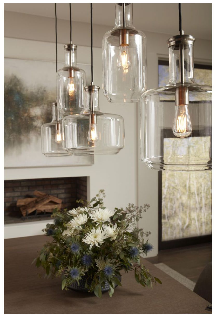 Latrobe Collection One-Light Clear Glass Pendant Light P500230