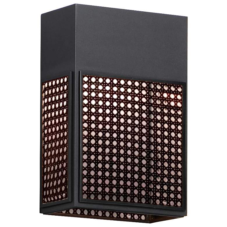 Image 1 Lattice 12" LED Outdoor Sconce Dark Sky