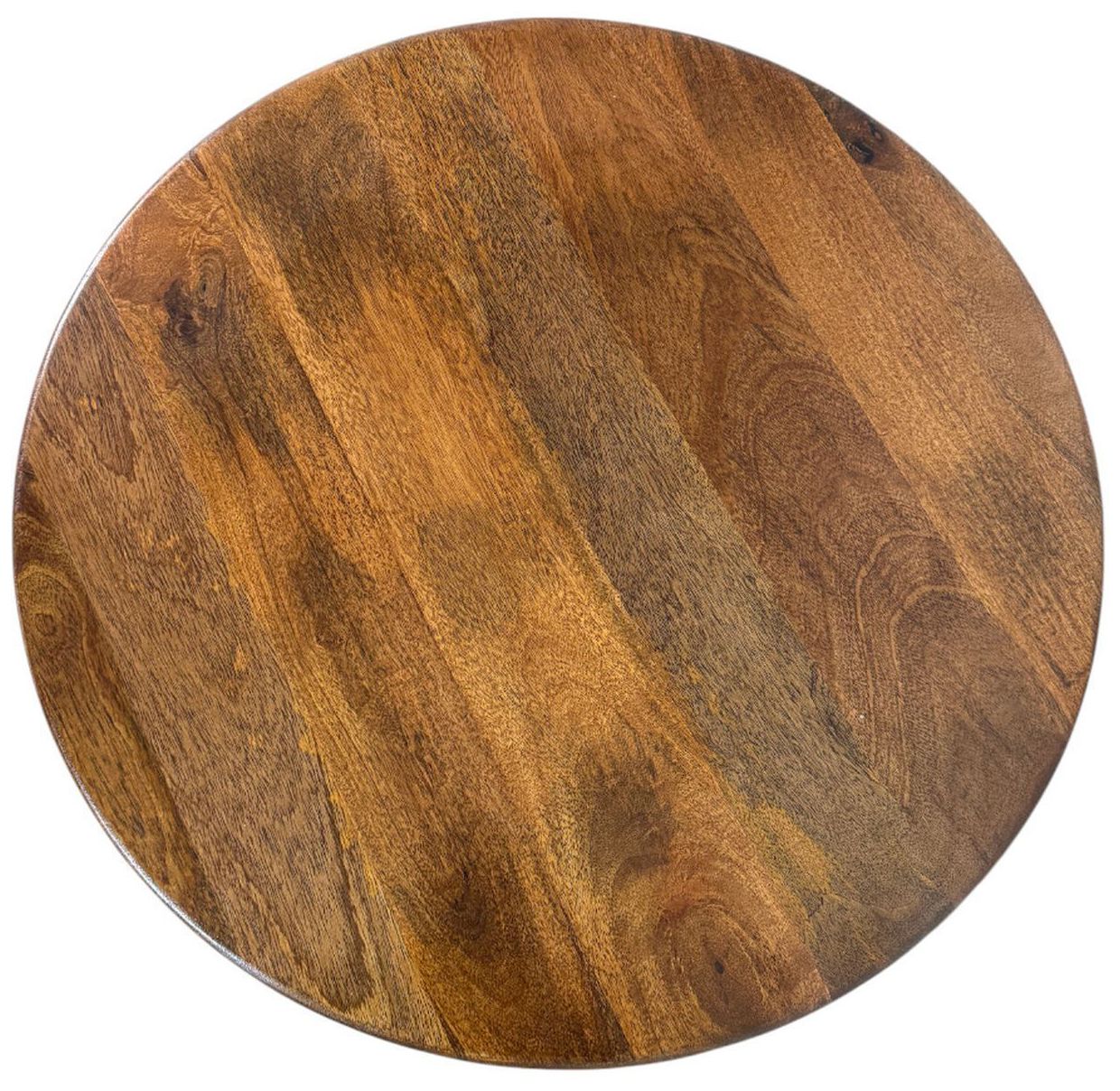 Image 3 Lattice 30" Round Artisan Coffee Table, Chestnut more views