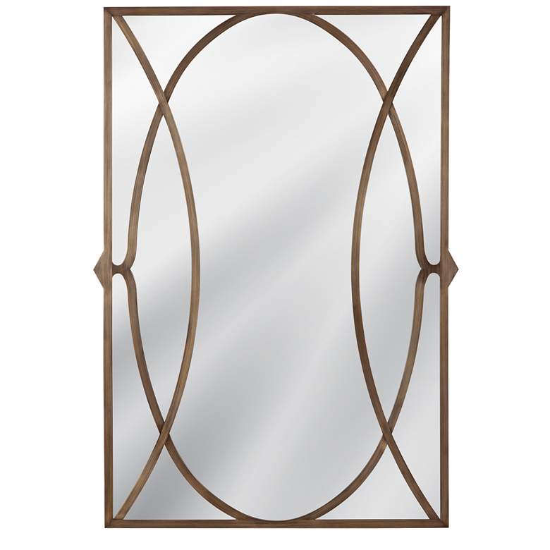 Image 1 Lattice 48"H Modern Styled Wall Mirror