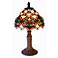 Lattice Tiffany Style Accent 14" High Table Lamp