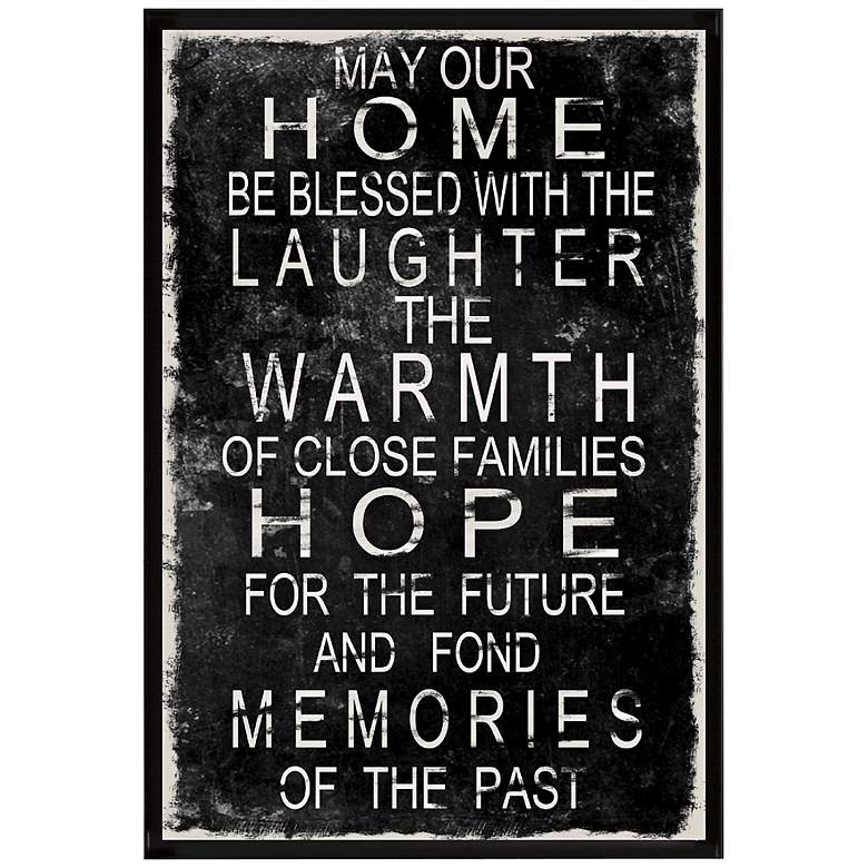 Laughter, Warmth, Hope 36 1/2&quot; High Giclee Wall Art