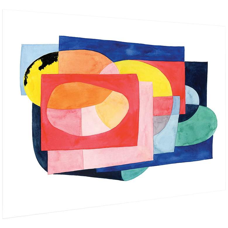 Image 5 Launder II 48" High Floating Tempered Glass Graphic Wall Art more views