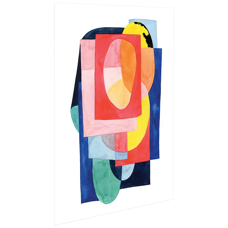Image 6 Launder II 48" High Floating Tempered Glass Graphic Wall Art more views