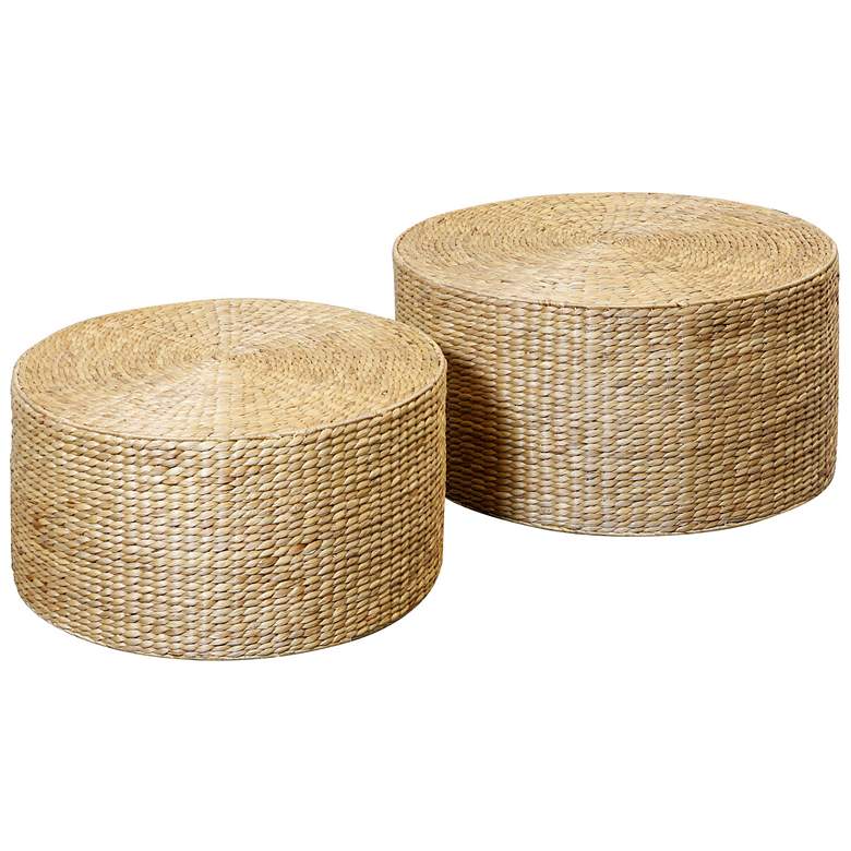 Image 1 Laura Brown Round Coffee Table Set Of Two