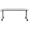 Laura Gray Large Adjustable Flip Top Table with Crank Handle