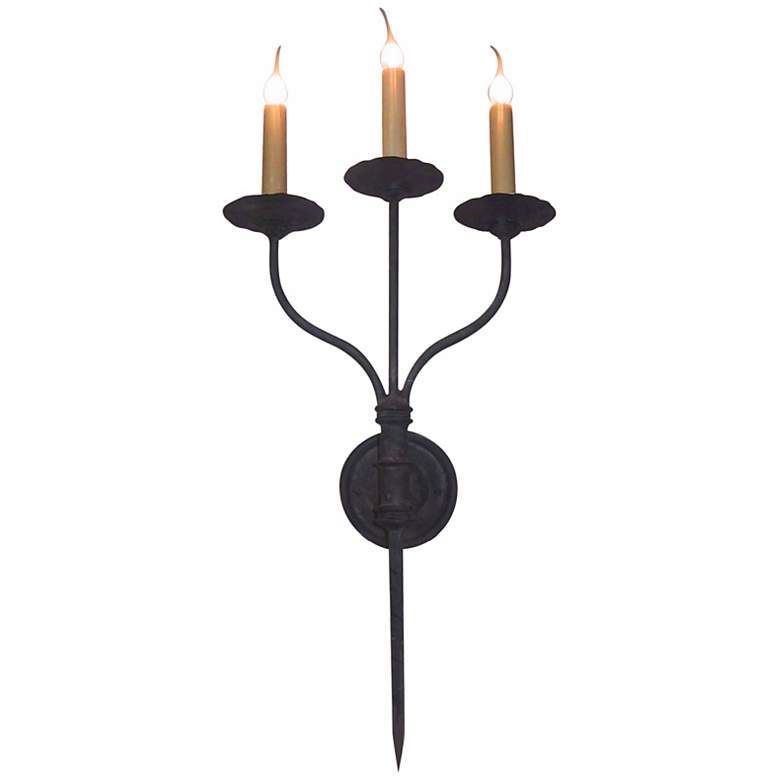 Image 1 Laura Lee 3-Light 24" High Wall Sconce