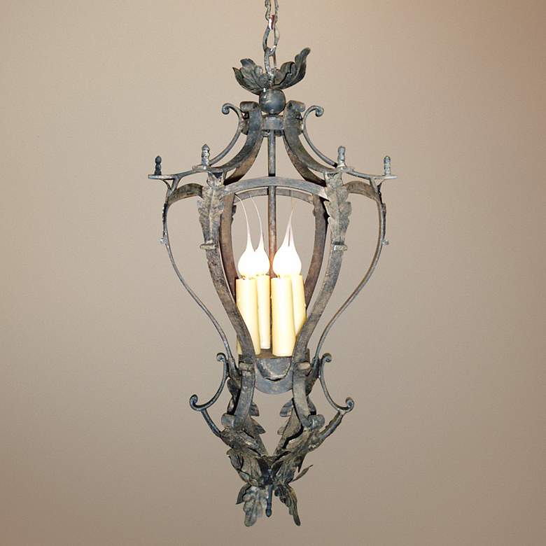 Image 1 Laura Lee Alexis 4-Light 12 inch Wide Foyer Chandelier