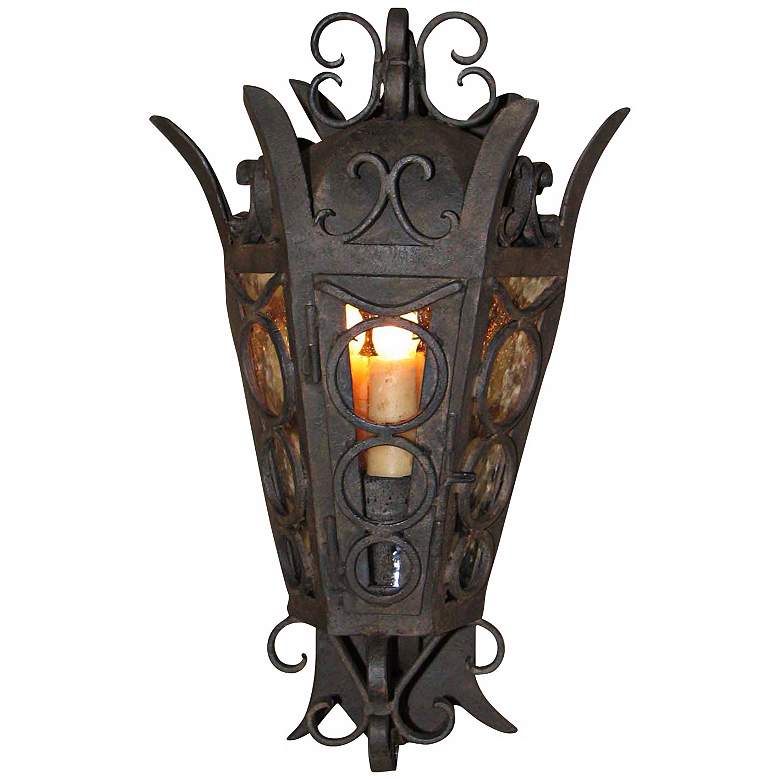Image 1 Laura Lee Amsterdam Small 21 inch High Outdoor Wall Lantern