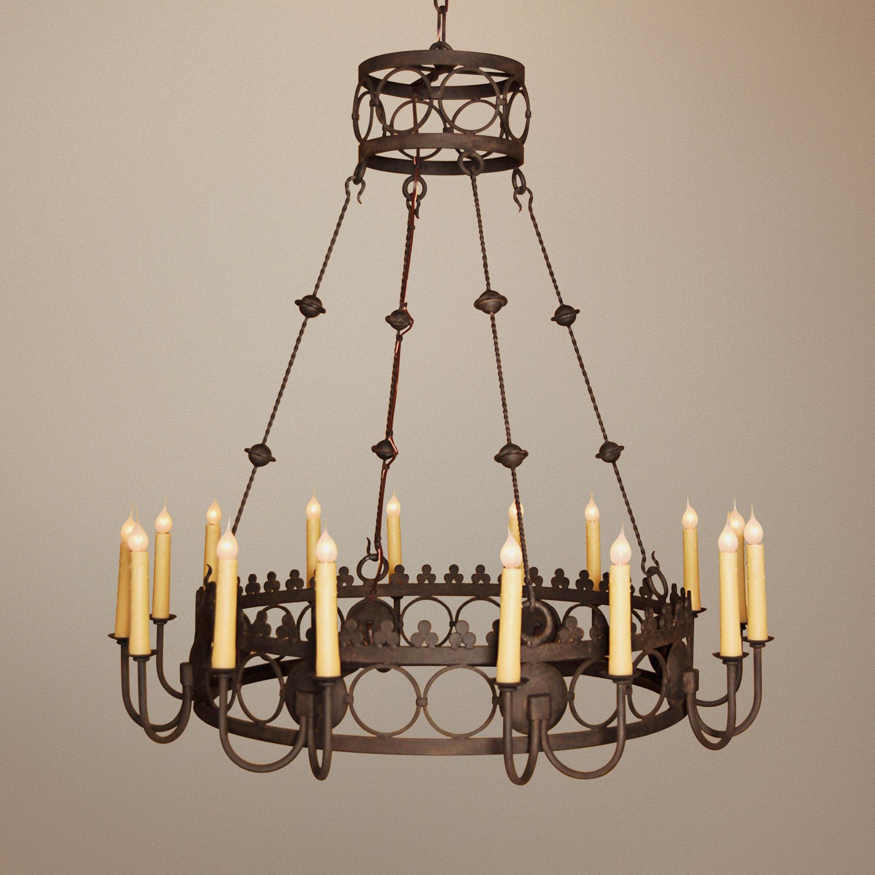 non electric chandelier lighting