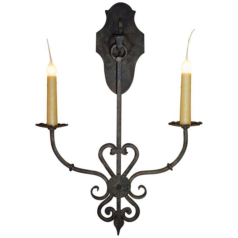 Image 1 Laura Lee Jasmine 2-Light 29" High Wall Sconce