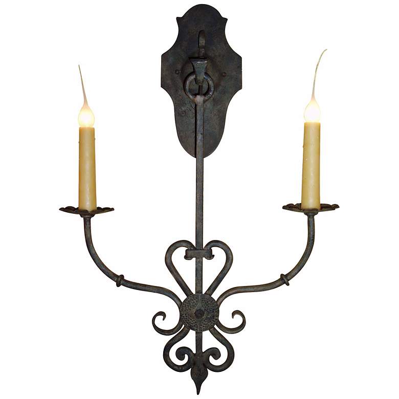 Image 1 Laura Lee Jasmine 2-Light 29 inch High Wall Sconce