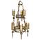 Laura Lee Lancelot Two-Tier 32" Wide Forged Iron Chandelier