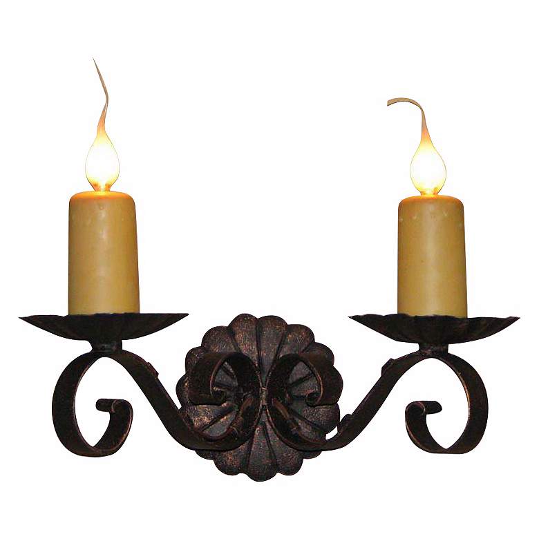 Image 1 Laura Lee Louisiana 2-Light 14 inch Wide Wall Sconce