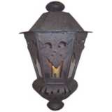 Laura Lee Morocco Large 18 1/2&quot; H Half Wall Outdoor Lantern