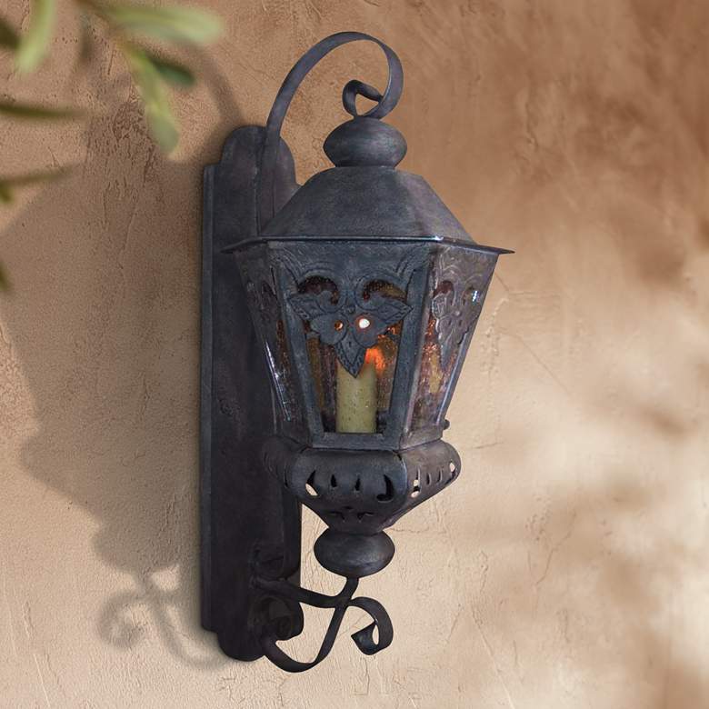 Image 1 Laura Lee Morocco Small 23 inch High Outdoor Wall Lantern