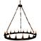 Laura Lee Toscana 44" Wide Wax Rust 18-Light Chandelier
