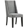 4_Laurant 23 1/2" Wide Charcoal Velvet Fabric Dining Chairs Set of 2 more views