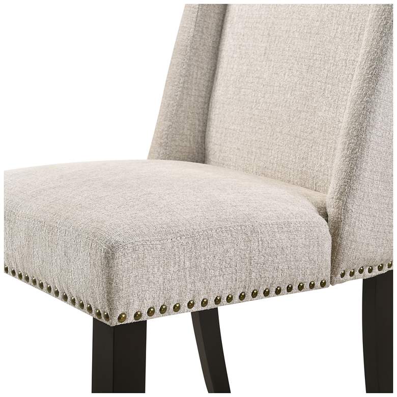 Image 3 Laurant Fawn Velvet Fabric Dining Chairs Set of 2 more views