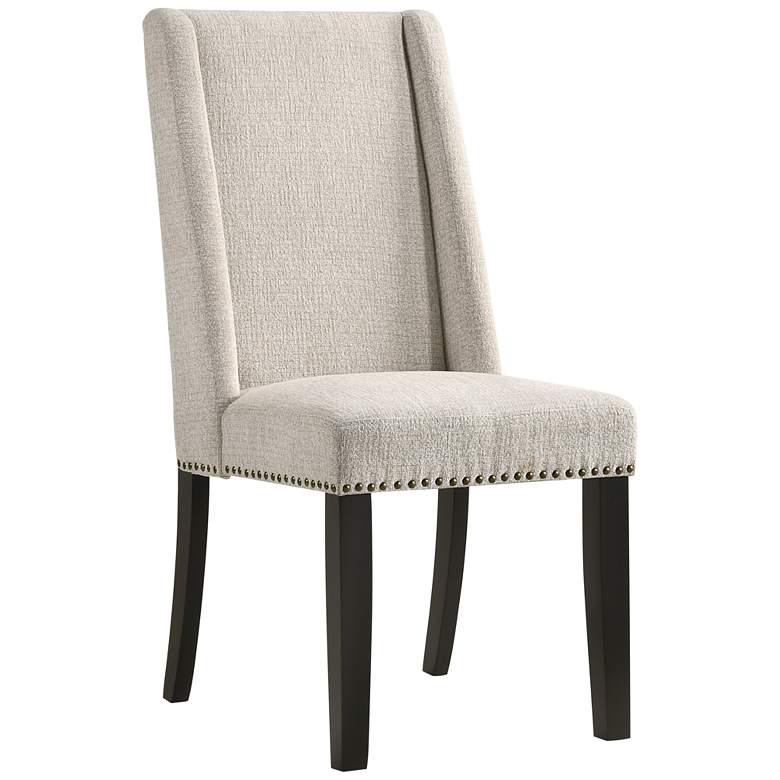 Image 4 Laurant Fawn Velvet Fabric Dining Chairs Set of 2 more views