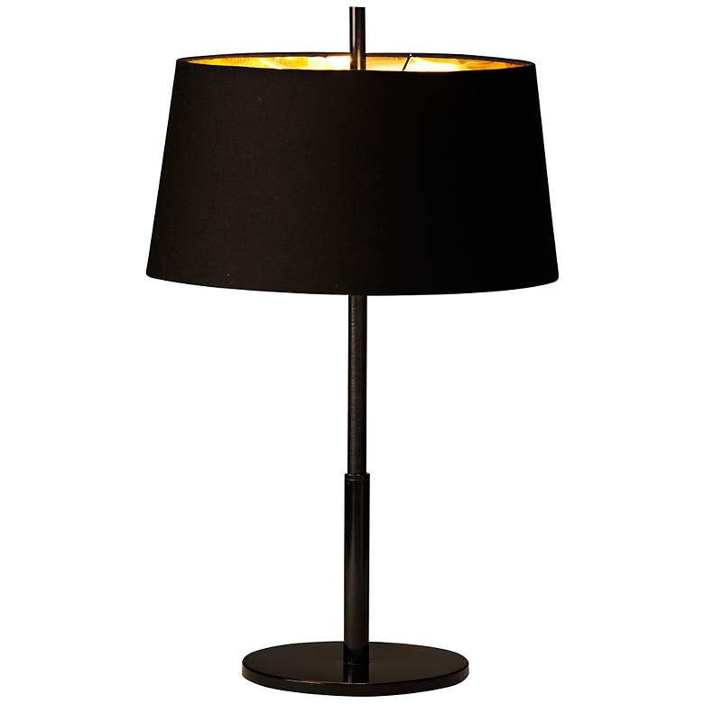 Image 1 Laure Lee Satin Black Table Lamp
