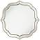 Laureen Champagne 32" Scalloped Round Wall Mirror