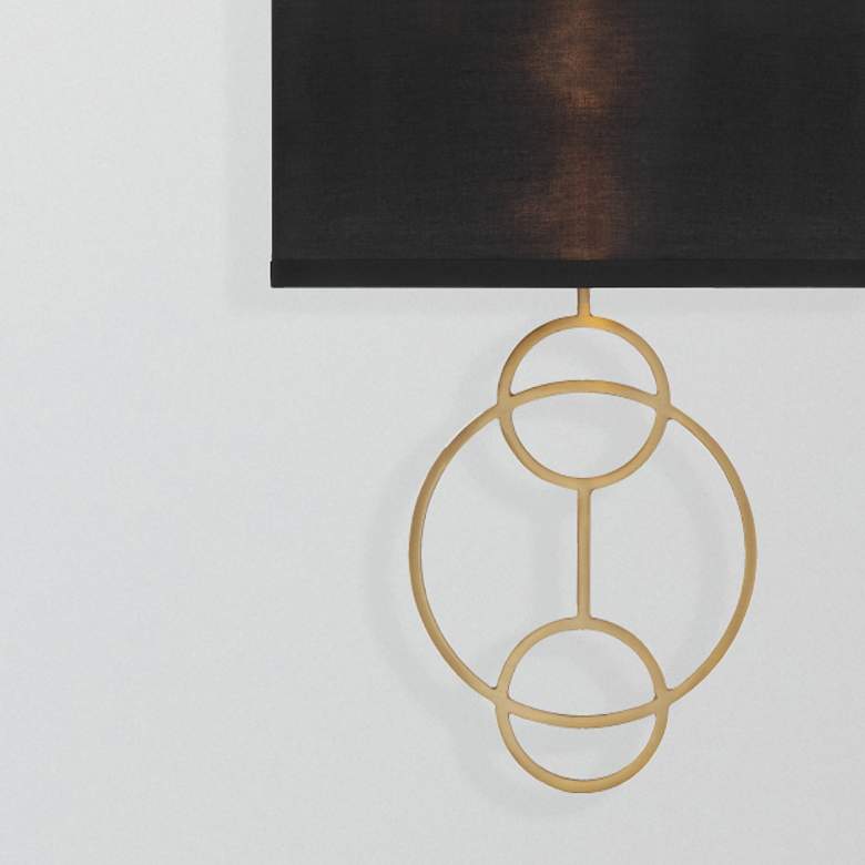 Image 6 Laurel 2 Light Vibrant Gold Sconce more views
