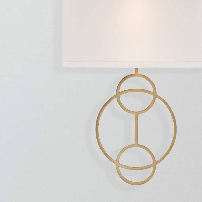 Image 6 Laurel 2 Light Vibrant Gold Sconce more views