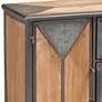 Laurel 20" Wide Gray and Brown 3-Drawer Accent Cabinet