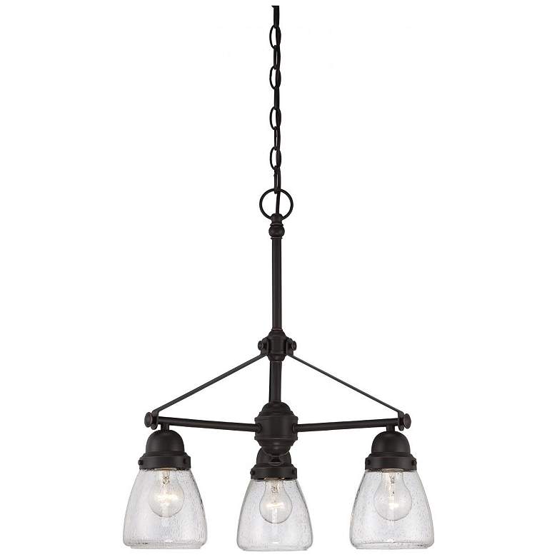 Image 1 Laurel; 3 Light; Chandelier with Clear Seeded Glass