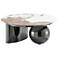 Laurel 31 1/2" Wide Black Round Coffee Table