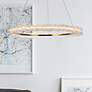 2_Laurel 34" Wide Gold Crystal LED Ring Pendant Light