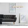 4_Laurel 34" Wide Gold Crystal LED Ring Pendant Light more views