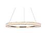 5_Laurel 34" Wide Gold Crystal LED Ring Pendant Light more views