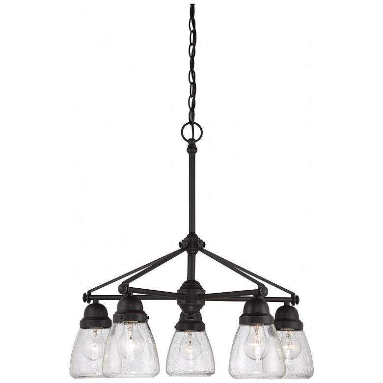 Image 1 Laurel; 5 Light; Chandelier with Clear Seeded Glass