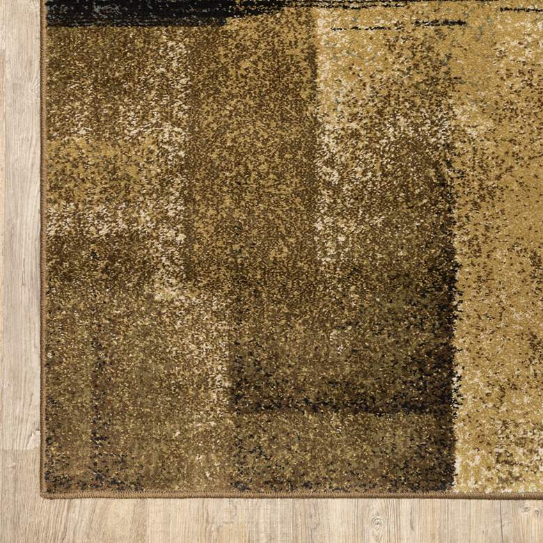 Image 4 Laurel 6241A 5&#39;3 inchx7&#39; Brown and Blue Geometric Area Rug more views