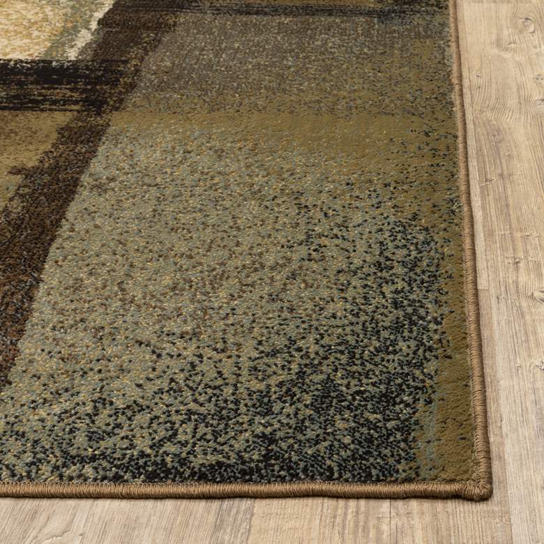 Image 5 Laurel 6241A 5&#39;3 inchx7&#39; Brown and Blue Geometric Area Rug more views