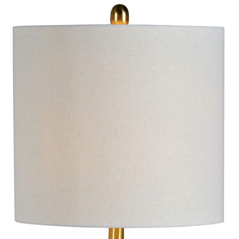 Image 2 Laurel Antique Brass and Glass Table Lamps Set of 2 more views
