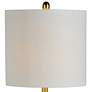 2_Laurel Antique Brass and Glass Table Lamps Set of 2 more views
