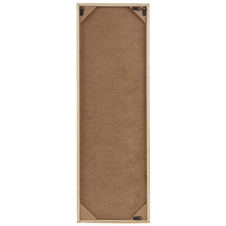Image 5 Laurel Branches 36" High Gray Carved Wood Wall Art more views