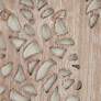 Laurel Branches 36" High Natural Carved Wood Wall Art