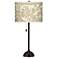 Laurel Court Giclee Glow Tiger Bronze Club Table Lamp