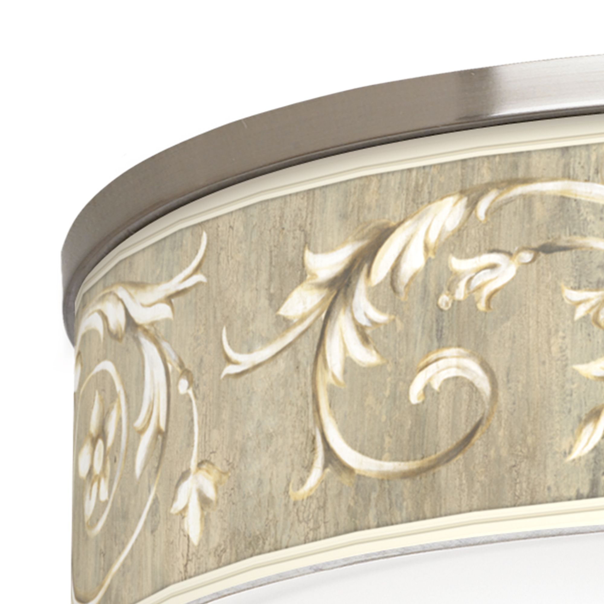 Image 2 Laurel Court Giclee Nickel Finish 20 1/4" Wide Ceiling Light more views