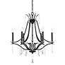 2_Laurel Estate 26 3/4" Wide Coal 6-Light Chandelier