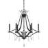 Laurel Estate 26 3/4" Wide Coal 6-Light Chandelier