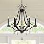 1_Laurel Estate 26 3/4" Wide Coal 6-Light Chandelier